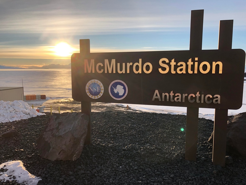 McMurdo Station Sign