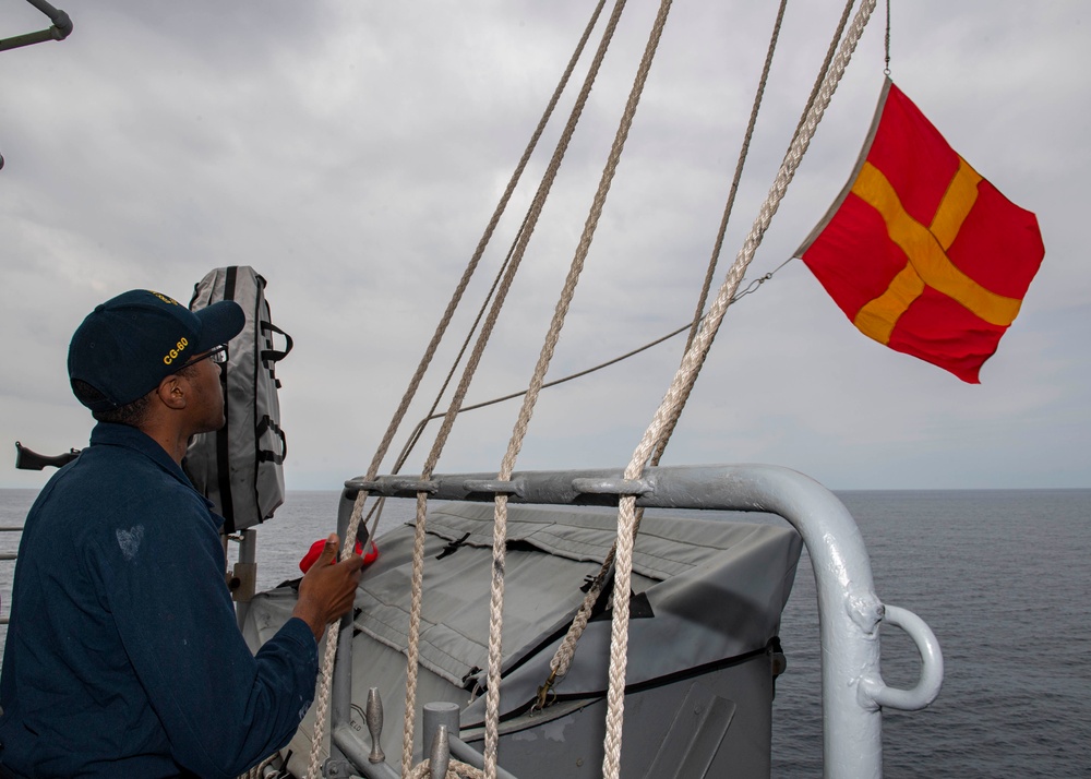 USS Normandy, USNS Supply Conduct Underway Replenishment