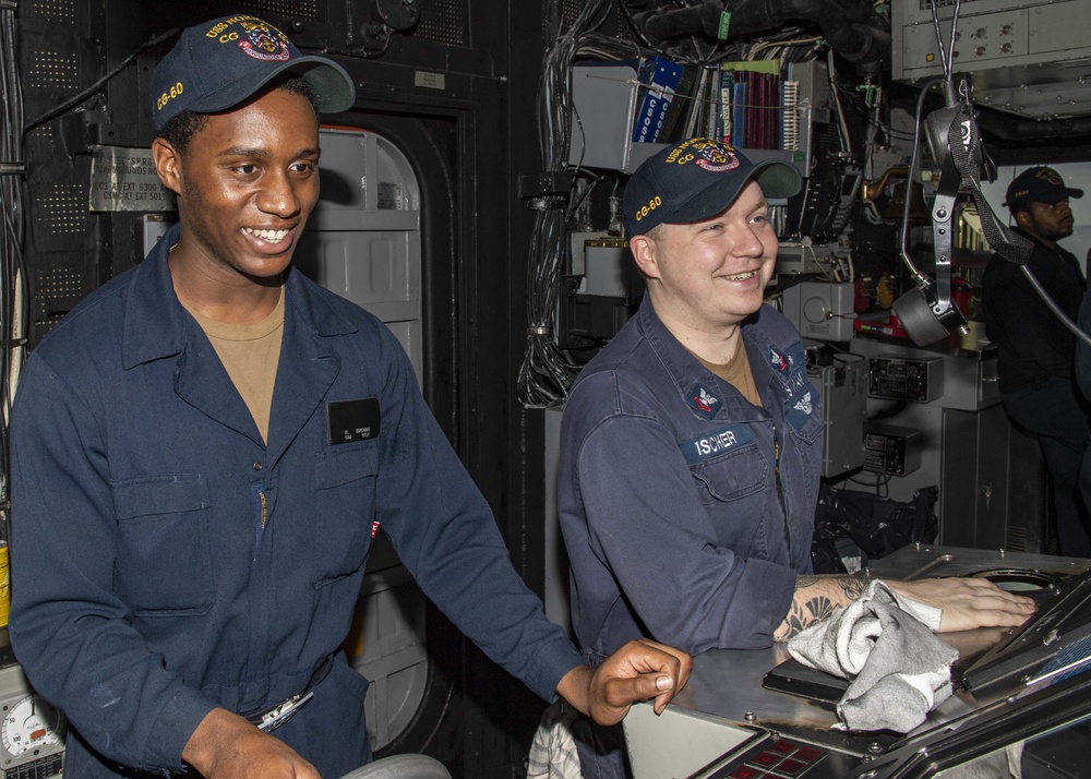 USS Normandy, USNS Supply Conduct Underway Replenishment