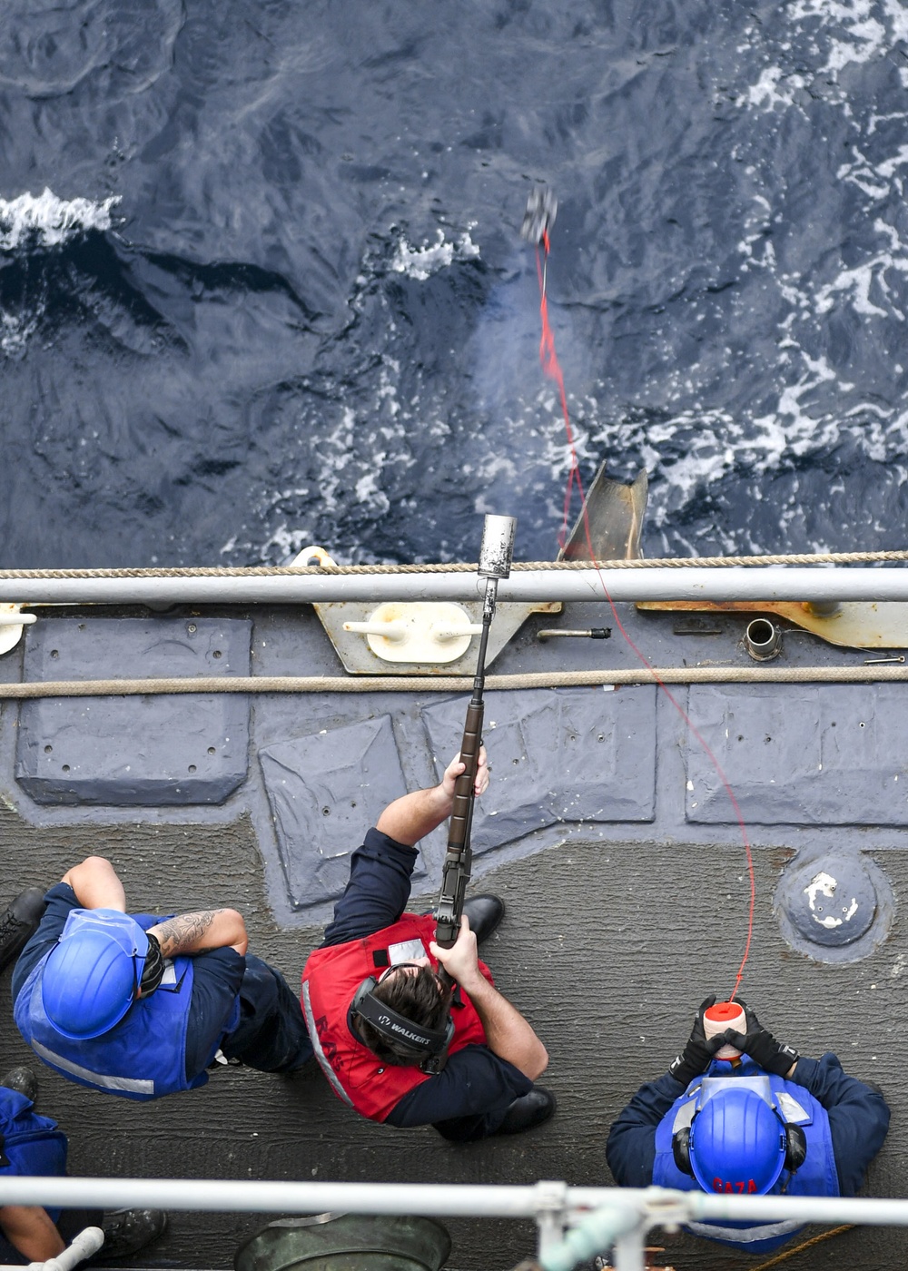 USS Normandy, USNS Supply Conduct Underway Replenishment