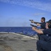 USS Normandy Conducts Small-Arms Gun Shoot