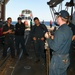 USS Normandy Sailor Conducts Training