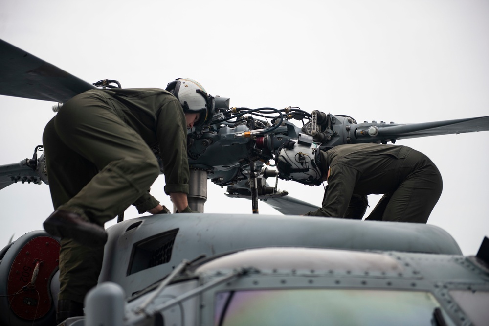 USS Vella Gulf Conducts Operations in the Atlantic Ocean