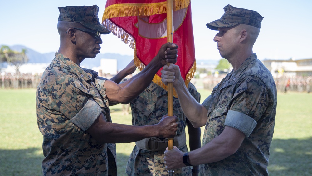 3rd Battalion 3rd Marine Regiment Change of Command Ceremony