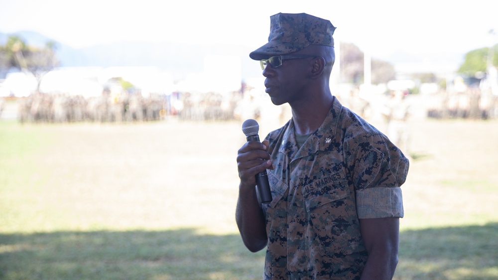 3rd Battalion 3rd Marine Regiment Change of Command Ceremony