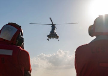 USS Montgomery Fire Scout Operations