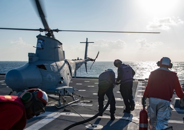 USS Montgomery Fire Scout Operations