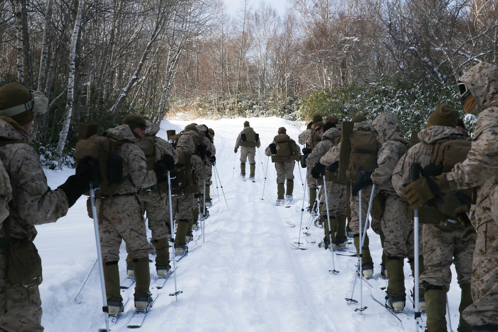 Golf Company Marines with 2/3 Jump and Glide the Slopes for Northern Viper 2020