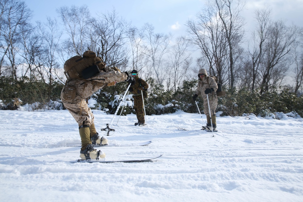 Golf Company Marines with 2/3 Jump and Glide the Slopes for Northern Viper 2020