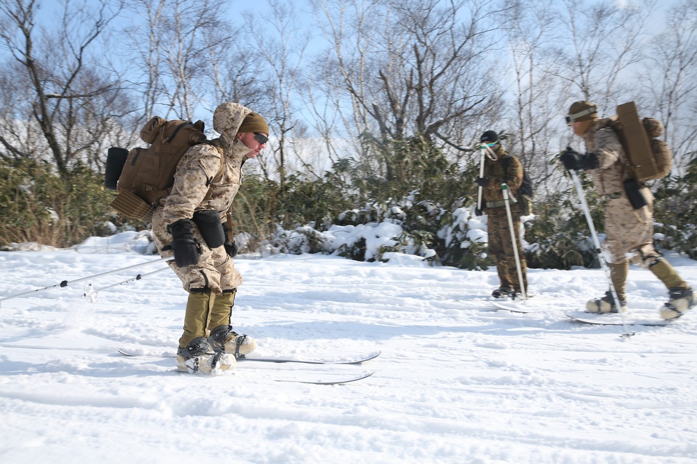 Golf Company Marines with 2/3 Jump and Glide the Slopes for Northern Viper 2020