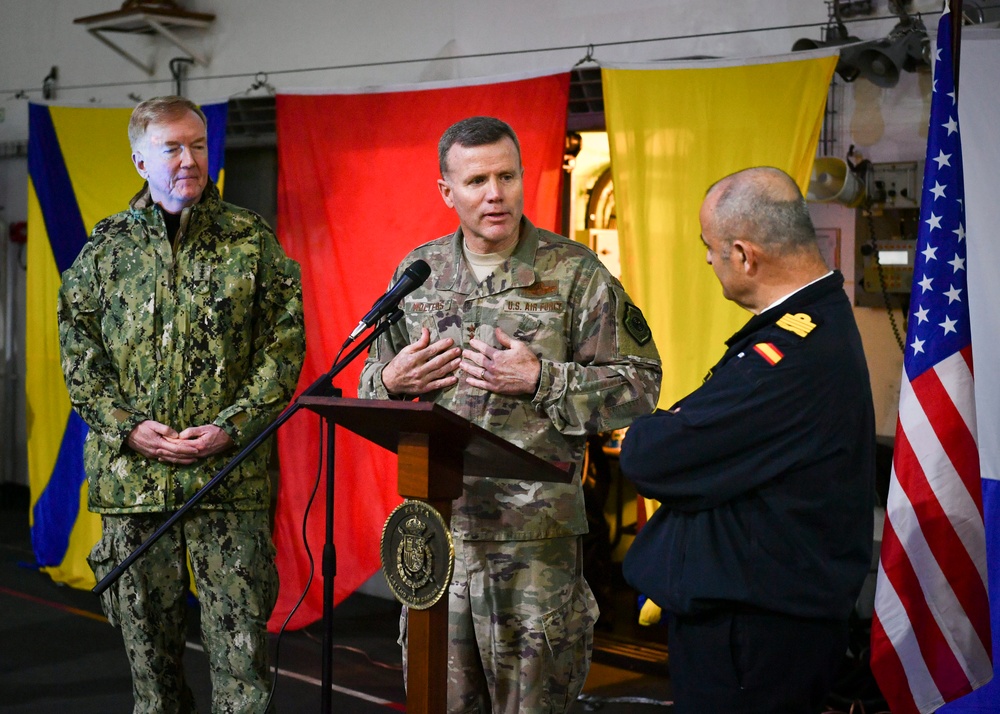Spanish Navy Hosts U.S. European Command Component Commander's Conference