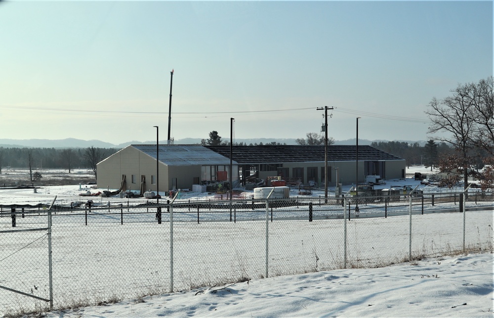 Construction on new shipping, receiving facility at Fort McCoy continues