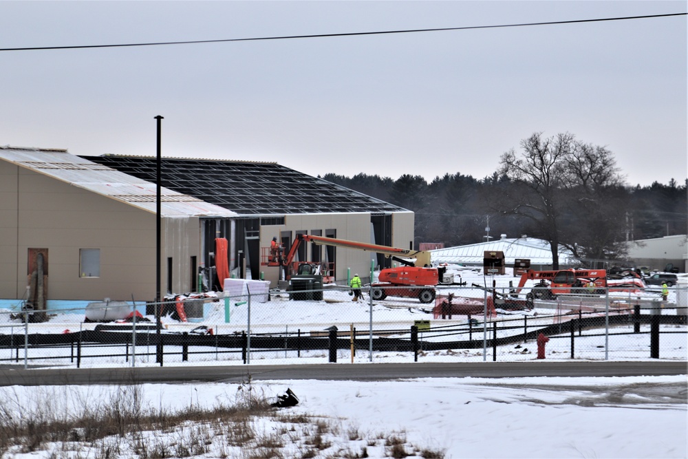 Construction on new shipping, receiving facility at Fort McCoy continues