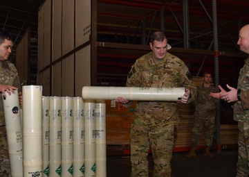 86 AW leadership tours Lajes operations