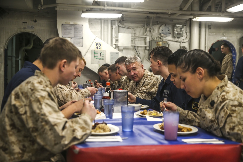 US Central Command Commander Gen. McKenzie visits USS Bataan