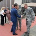 Georgia Govenor arrives at Robins Air Force Base