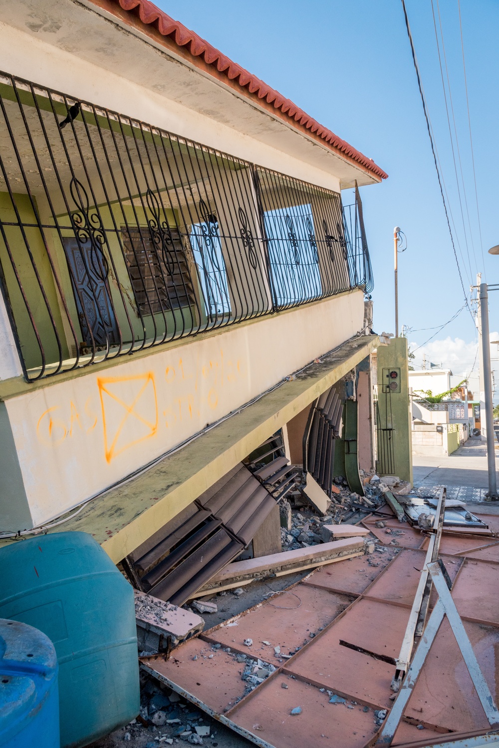 Quake Damage in Guánica, PR