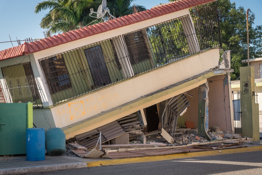 Quake Damage in Guánica, PR