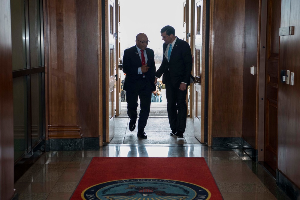 Mark T. Esper New Zealand Bilateral