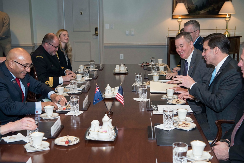 Mark T. Esper New Zealand Bilateral