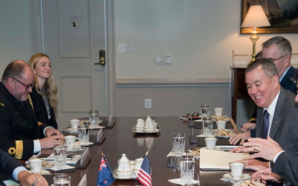 Mark T. Esper New Zealand Bilateral