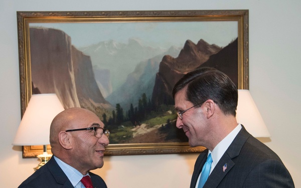 Mark T. Esper New Zealand Bilateral
