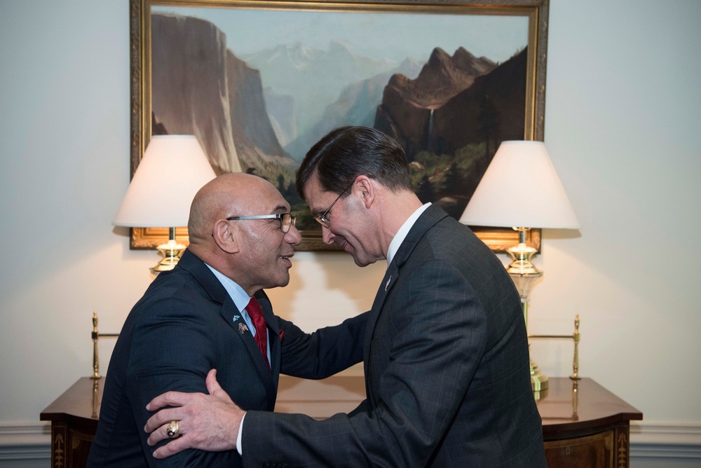 Mark T. Esper New Zealand Bilateral