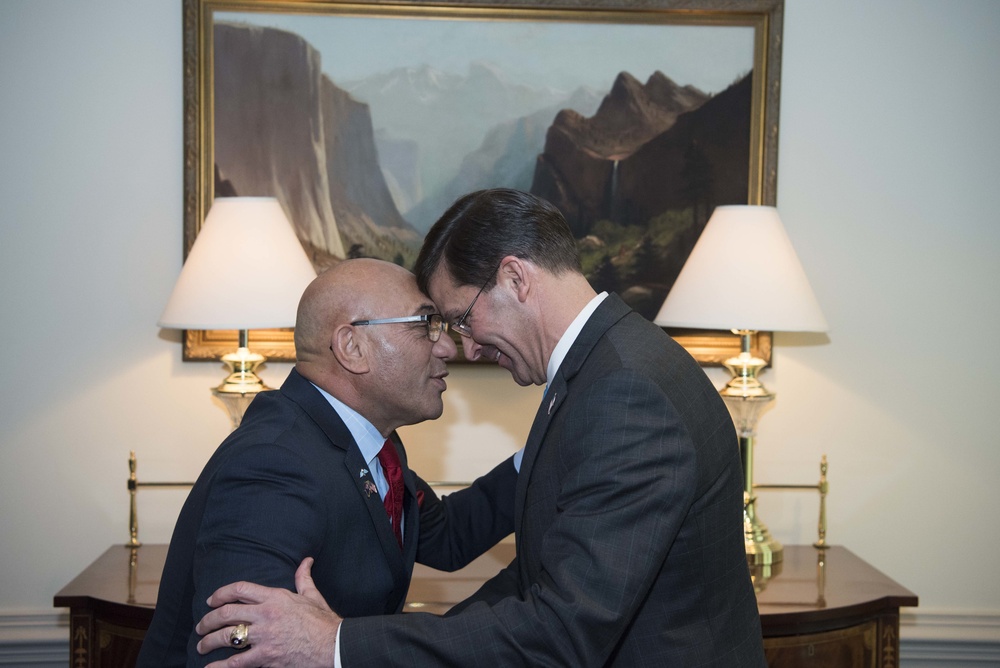 Mark T. Esper New Zealand Bilateral