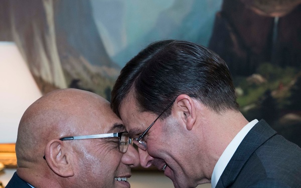 Mark T. Esper New Zealand Bilateral