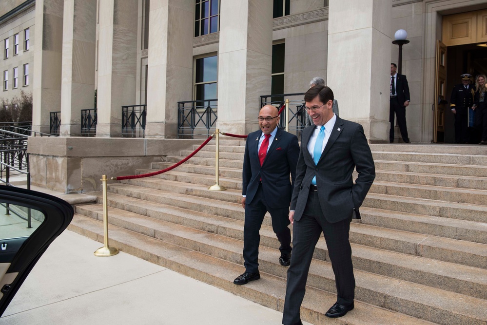 Mark T. Esper New Zealand Bilateral