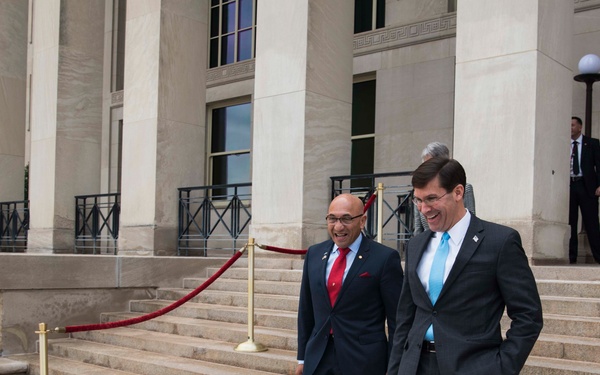 Mark T. Esper New Zealand Bilateral