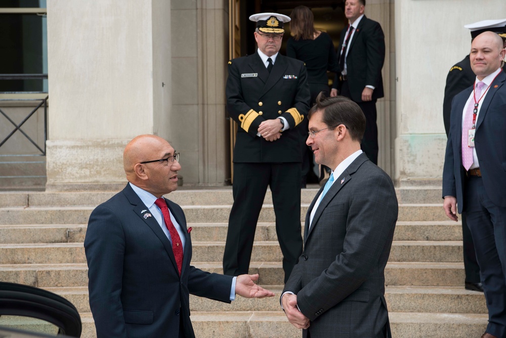 Mark T. Esper New Zealand Bilateral