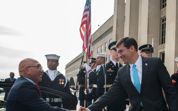 Mark T. Esper New Zealand Bilateral