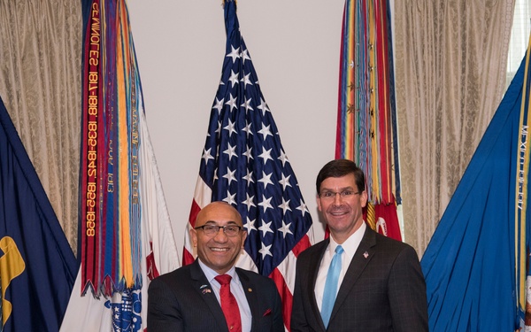 Mark T. Esper New Zealand Bilateral