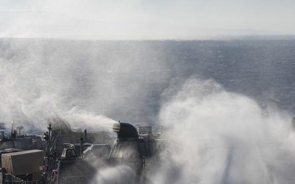 LCAC transits in the red Sea