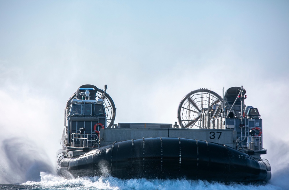 LCAC prepares to enter well deck