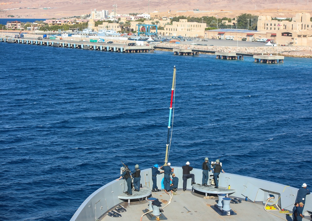 New York enters Aqaba, Jordan