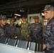 Jordanian military members take a tour of the New York