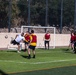 Sailors Play soccer with Jordanian military