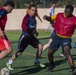 Sailors Play soccer with Jordanian military