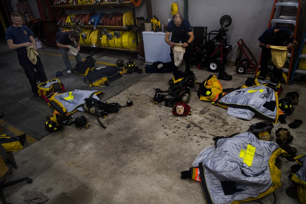 Airman by day, volunteer firefighter by night