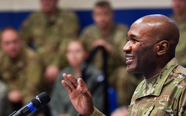 Schriever Command Chief hosts all call