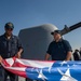 USS Normandy Departs Jebel Ali