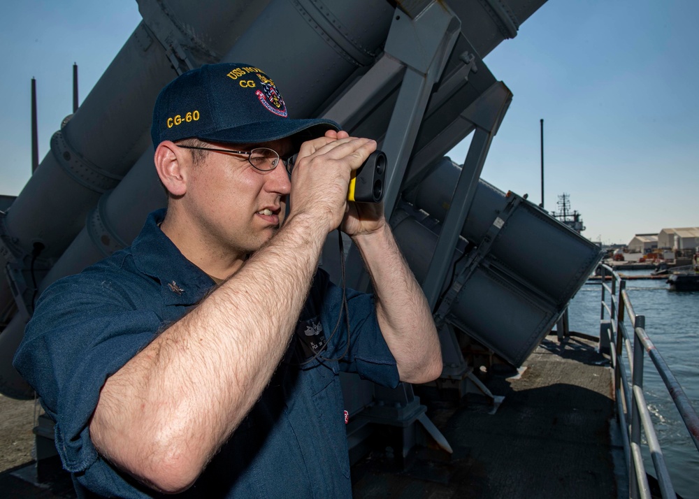 USS Normandy Departs Jebel Ali