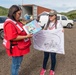 Red Cross at Community Camp for Quake Survivors