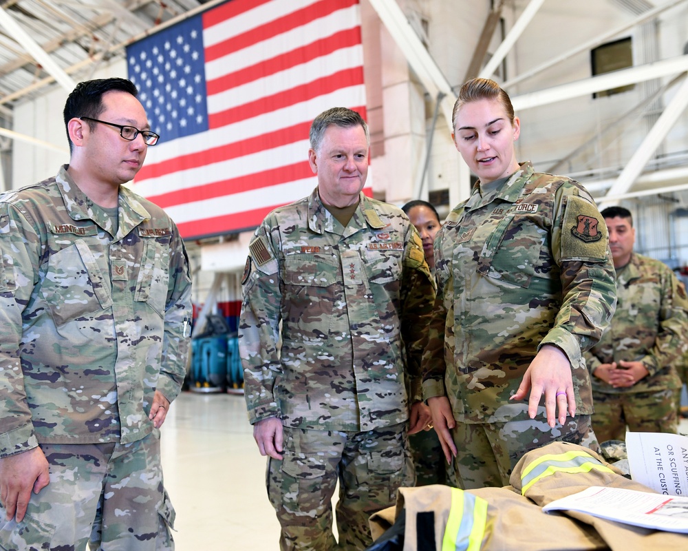 AETC, Texas NG commanders visit 149th Fighter Wing's Lone Star Gunfighters