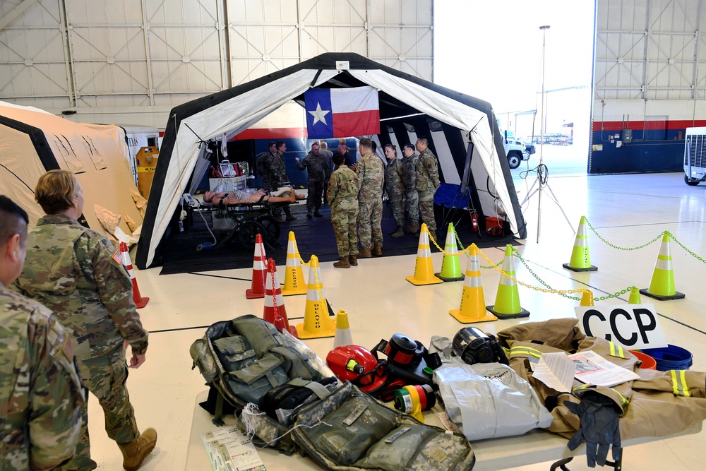 AETC, Texas NG commanders visit 149th Fighter Wing's Lone Star Gunfighters