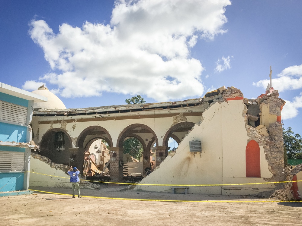 Earthquke Damage in Guayanilla, PR