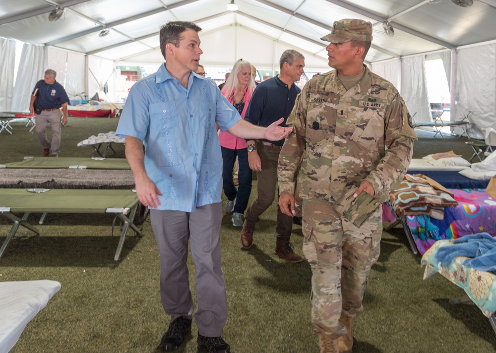 US Representative Boyle (PA) Tours Base Camp for Quake Survivors