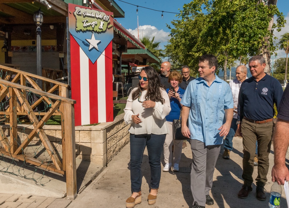 VIP Visit: US Repreesentative Boyle (PA) Tours Quake Damage